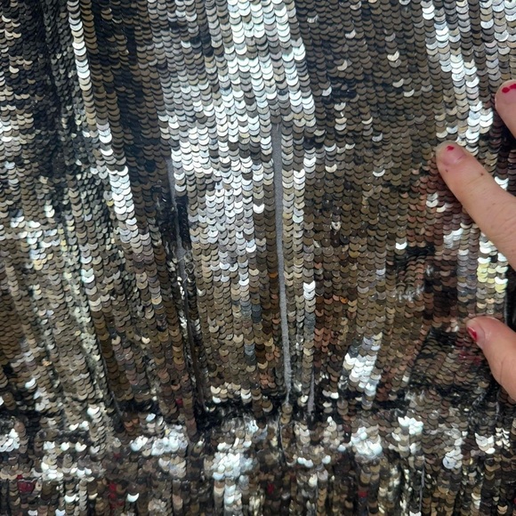 Haute Hippie Silver Sequin mini dress - Picture 7 of 11